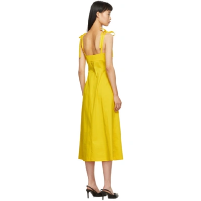 Shop Off-white Yellow Sunshine Dress