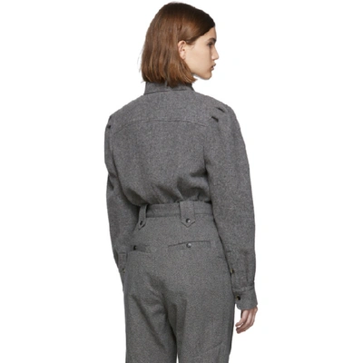 ISABEL MARANT 灰色 FLORRIE 羊毛衬衫