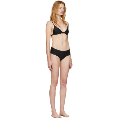 Shop Matteau Black Tri Top Briefs Bikini