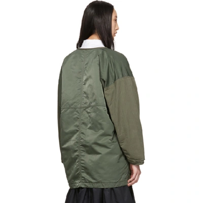 Shop Visvim Green Mil Kimono Jacket In Olive