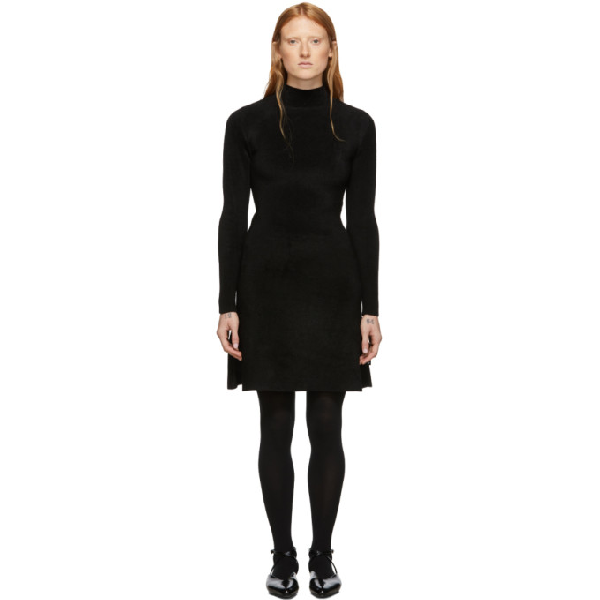 black balenciaga dress