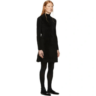 Shop Balenciaga Black Knit A-line Dress In 1000 Black