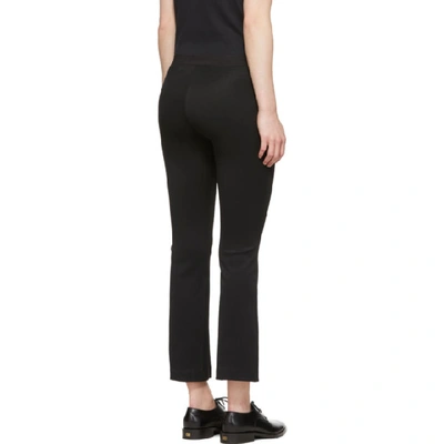 Shop Helmut Lang Black Flared Leggings