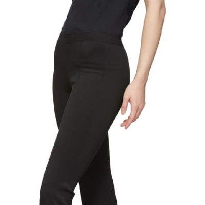 Shop Helmut Lang Black Flared Leggings