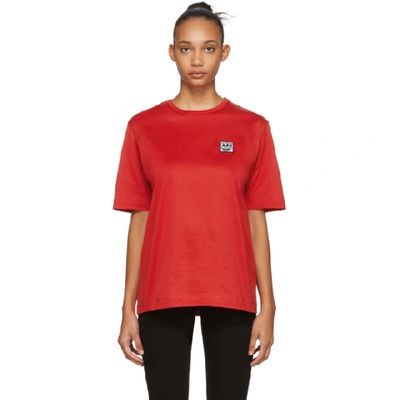 Shop Etudes Studio Etudes Red Keith Haring Edition Unity Patch T-shirt