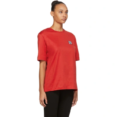Shop Etudes Studio Etudes Red Keith Haring Edition Unity Patch T-shirt