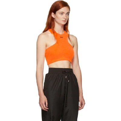 Shop Off-white Orange Rowing Tank Top In Orange/blk