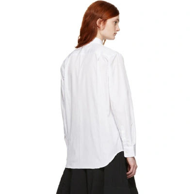 Shop Comme Des Garçons Play White Men's Fit Heart Patch Shirt