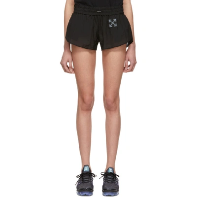 Shop Off-white Ssense Exclusive Black Workout Sport Transparent Shorts In 1008 Blkmed