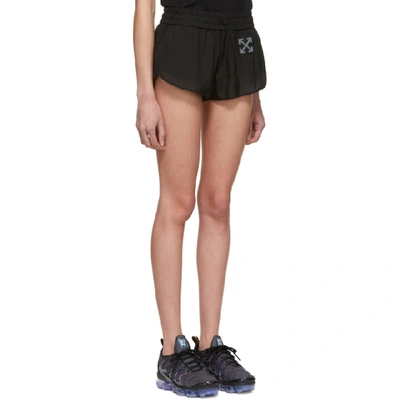 Shop Off-white Ssense Exclusive Black Workout Sport Transparent Shorts In 1008 Blkmed