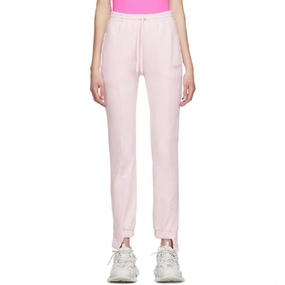 Shop Vetements Pink Cut-up Lounge Pants