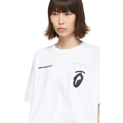 OFF-WHITE 白色 SPLITTED ARROWS T 恤
