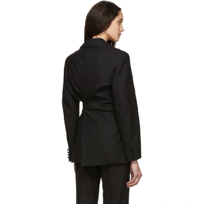 Shop Jacquemus Black La Veste De Costume Blazer