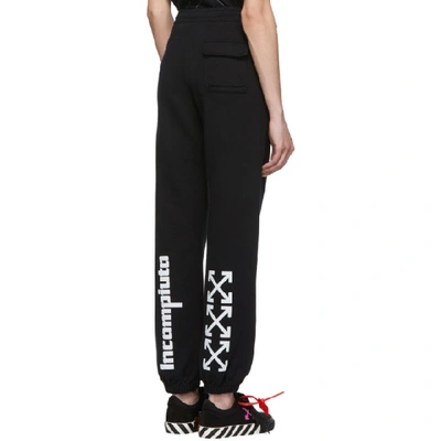 Shop Off-white Black & Multicolor Mariana De Silva Slim Lounge Trousers