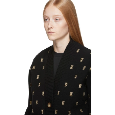 Shop Burberry Black Palena Cardigan