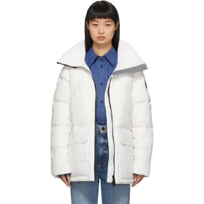 Shop Canada Goose White 'black Label' Ockley Parka In 828 Snowcap