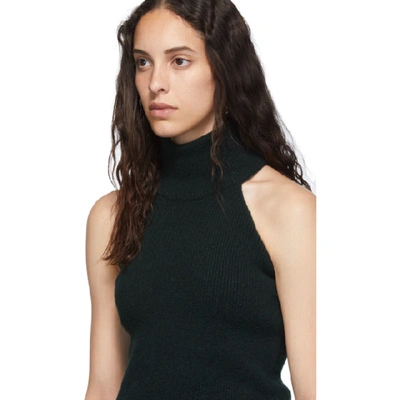 Shop Jacquemus Green La Maille Baho Tank Top In Dark Green