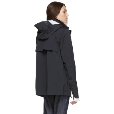 Shop Canada Goose Black Pacifica Raincoat In 61 Black