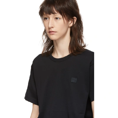 Shop Acne Studios Black Nash Patch T-shirt