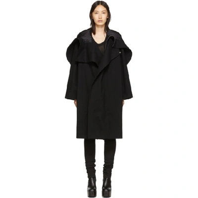 Shop Rick Owens Black Sisy Parka In 09 Black