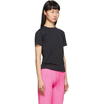 Shop Acne Studios Black Cotton T-shirt