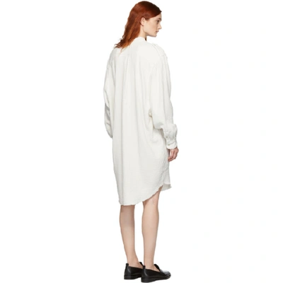 Shop Isabel Marant Étoile White Jasia Dress In 20ck Chalk