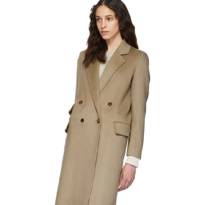 Shop Max Mara Brown Andrea Coat In 051 Brown