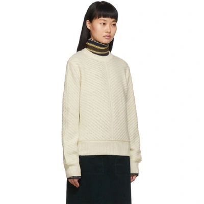 Shop A.p.c. Off-white Rita Sweater In Ecru