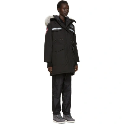 Shop Canada Goose Black Down Resolute Parka In 61 Black