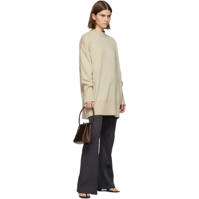 Shop Gauge81 Tan Cashmere Oversized Devon Sweater In Sand