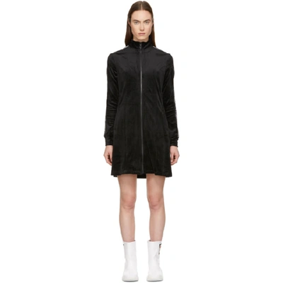 Shop Opening Ceremony Black Plush Velour Track Dress