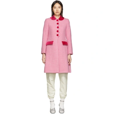 Shop Marc Jacobs Pink New York Magazine Edition 'the Sunday Best' Coat