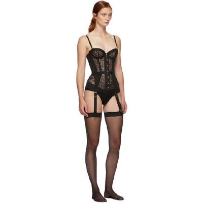 Shop Agent Provocateur Black Lace Mercy Corset