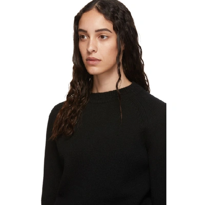 Shop A.p.c. Black Wool Wicklow Sweater