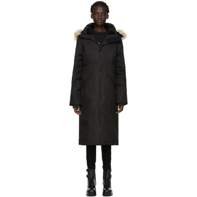 Shop Canada Goose Black 'black Label' Down Elrose Parka In 61 Black