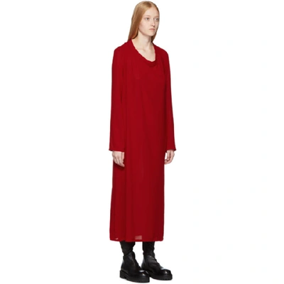 Shop Ann Demeulemeester Red Pallas Dress