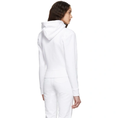 Shop A_plan_application A-plan-application White Fitted Hoodie
