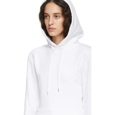 Shop A_plan_application A-plan-application White Fitted Hoodie