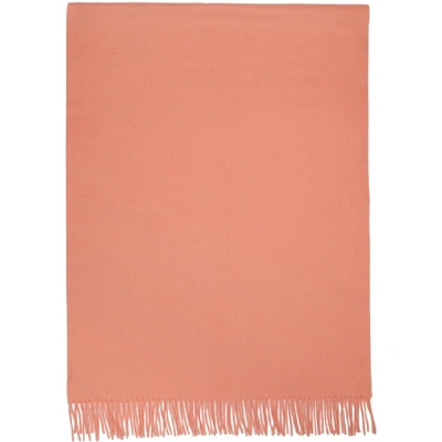 Shop Acne Studios Pink New Canada Scarf In Pale Pink