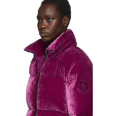 Shop Moncler Purple Down Rimac Jacket In 644 Berry