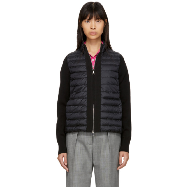 moncler mixed media jacket