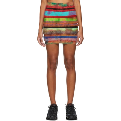 Shop Agr Ssense Exclusive Multicolor Dyed Skirt