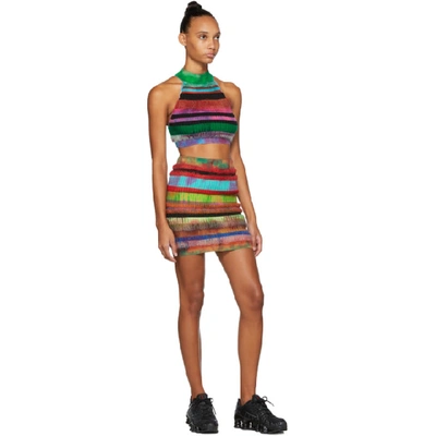 Shop Agr Ssense Exclusive Multicolor Dyed Skirt