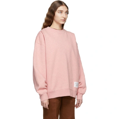 Shop Acne Studios Pink Fyona Sweatshirt