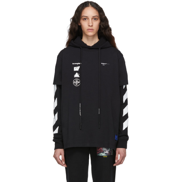 off white t shirt hoodie