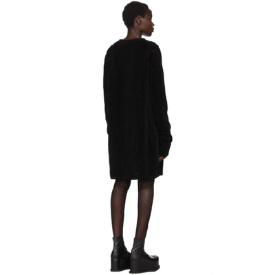 Shop Comme Des Garçons Homme Deux Comme Des Garcons Homme Plus Black Moleskin Jersey Dress In 1 Black