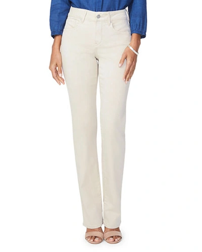 Shop Nydj Petite Marilyn Straight Jeans In Feather