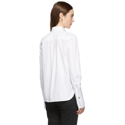 Shop Khaite White Dena Shirt In 100 White