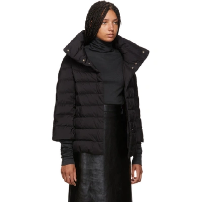 Shop Herno Black Down Aminta Jacket In 9300 Black