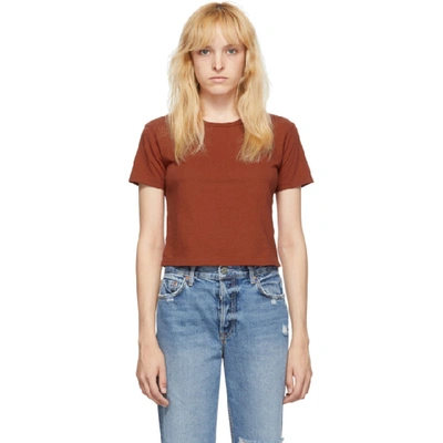 Shop Amo Red Babe T-shirt In 365 Sienna